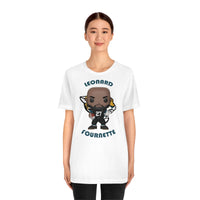 Leonard Fournette Jacksonville Jaguars, Soft Cotton Bella and Canvas Short Sleeve Tee shirt