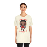 Pierre-Emerick Aubameyang Arsenal, Soft Cotton Bella and Canvas Short Sleeve Tee shirt