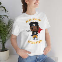 JuJu Smith Schuster Pittsburgh Steelers, Soft Cotton Bella and Canvas Short Sleeve Tee shirt