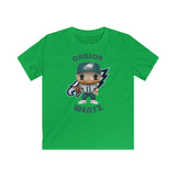Carson Wentz Philadelphia Eagles White Jersey, Kids Gildan Softstyle Tee Shirt