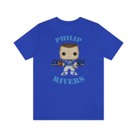 Philip Rivers L.A Chargers, Soft Cotton Bella and Canvas Short Sleeve Tee shirt