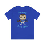 Philip Rivers L.A Chargers, Soft Cotton Bella and Canvas Short Sleeve Tee shirt