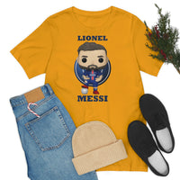 Lionel Messi PSG, Soft Cotton Bella and Canvas Short Sleeve Tee shirt