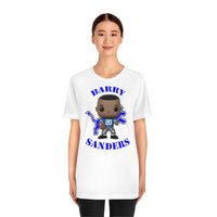 Barry Sanders Detroit Lions, Soft Cotton Bella and Canvas Short Sleeve Tee shirt