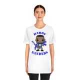 Barry Sanders Detroit Lions, Soft Cotton Bella and Canvas Short Sleeve Tee shirt