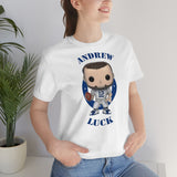 Andrew Luck Indianapolis Colts, Soft Cotton Bella and Canvas Short Sleeve Tee shirt