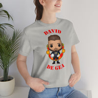 David De Gea Manchester United, Soft Cotton Bella and Canvas Short Sleeve Tee shirt