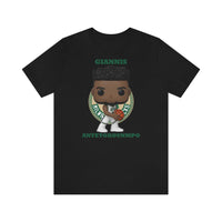 Giannis Antetokounmpo Milwaukee Bucks , Soft Cotton Bella and Canvas Short Sleeve Tee shirt