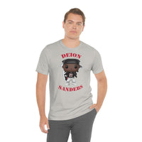 Deion Sanders Atlanta Falcons, Soft Cotton Bella and Canvas Short Sleeve Tee shirt