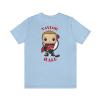 Taylor Hall New Jersey Devils, Soft Cotton Bella and Canvas Short Sleeve Tee shirt