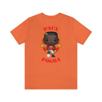 Paul Pogba Manchester United, Soft Cotton Bella and Canvas Short Sleeve Tee shirt