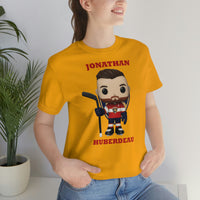 Jonathan Huberdeau Florida Panthers, Soft Cotton Bella and Canvas Short Sleeve Tee shirt