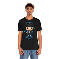 Christian McCaffrey Carolina Panthers, Soft Cotton Bella and Canvas Short Sleeve Tee shirt