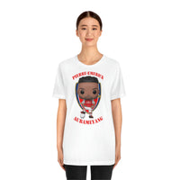 Pierre-Emerick Aubameyang Arsenal, Soft Cotton Bella and Canvas Short Sleeve Tee shirt