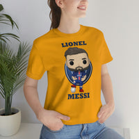 Lionel Messi PSG, Soft Cotton Bella and Canvas Short Sleeve Tee shirt