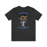 Barry Sanders Detroit Lions, Soft Cotton Bella and Canvas Short Sleeve Tee shirt