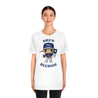 Drew Bledsoe New England Patriots, Soft Cotton Bella and Canvas Short Sleeve Tee shirt