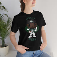 Leveon Bell New York Jets, Soft Cotton Bella and Canvas Short Sleeve Tee shirt