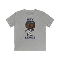 Ray Lewis Baltimore Ravens, Kids Gildan Softstyle Tee Shirt