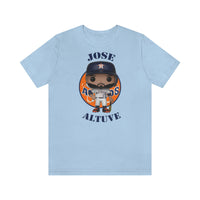 Jose Altuve Houston Astros , Soft Cotton Bella and Canvas Short Sleeve Tee shirt