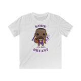 Kobe Bryant L.A Lakers (Purple), Kids Gildan Softstyle Tee Shirt