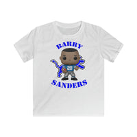 Barry Sanders Detroit Lions, Kids Gildan Softstyle Tee Shirt