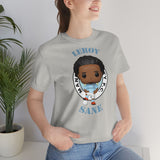 Leroy Sane Manchester City, Soft Cotton Bella and Canvas Short Sleeve Tee shirt
