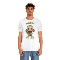 Drew Brees New Orleans Saints Throwback, Soft Cotton Bella and Canvas Short Sleeve Tee shirt