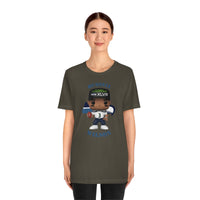 Russell Wilson Seattle Seahawks, Soft Cotton Bella and Canvas Short Sleeve Tee shirt
