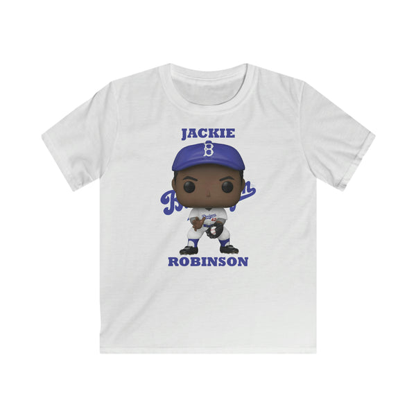 Jackie Robinson Brooklyn Dodgers/L.A Dodgers, Kids Gildan Softstyle Tee Shirt