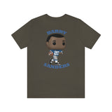Barry Sanders Detroit Lions, Soft Cotton Bella and Canvas Short Sleeve Tee shirt