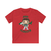 Joe Namath New York Jets, Kids Gildan Softstyle Tee Shirt