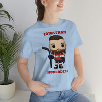 Jonathan Huberdeau Florida Panthers, Soft Cotton Bella and Canvas Short Sleeve Tee shirt