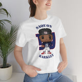 Saquon Barkley New York Giants, Soft Cotton Bella and Canvas Short Sleeve Tee shirt