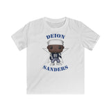 Deion Sanders Dallas Cowboys Throwback, Kids Gildan Softstyle Tee Shirt
