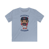 Francisco Lindor Cleveland Indians, Kids Gildan Softstyle Tee Shirt