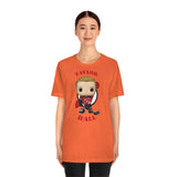 Taylor Hall New Jersey Devils, Soft Cotton Bella and Canvas Short Sleeve Tee shirt