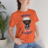 Deion Sanders Dallas Cowboys Throwback, Soft Cotton Bella and Canvas Short Sleeve Tee shirt