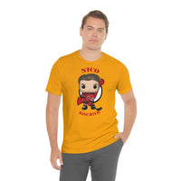 Nico Hischier New Jersey Devils, Soft Cotton Bella and Canvas Short Sleeve Tee shirt