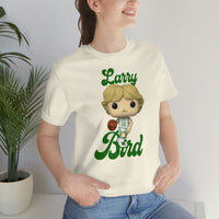 Larry Bird Celtics Basketball, Soft Cotton Bella and Canvas Short Sleeve Tee shirt