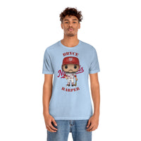 Bryce Harper Washington Nationals, Soft Cotton Bella and Canvas Short Sleeve Tee shirt