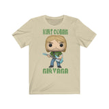 Kurt Cobain Green Jumper, Soft Cotton Bella and Canvas Short Sleeve Tee shirt