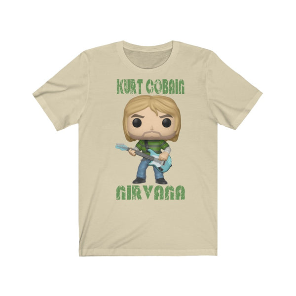 Kurt Cobain Green Jumper, Soft Cotton Bella and Canvas Short Sleeve Tee shirt