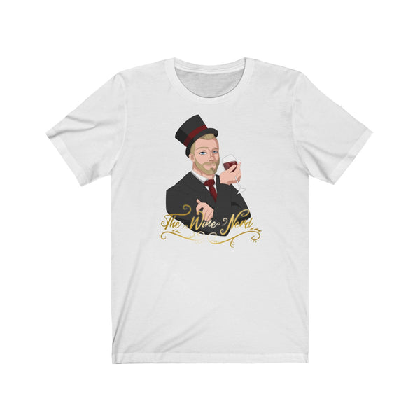 The Wine Nerd, Soft Cotton Bella and Canvas Short Sleeve Tee shirt