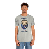 Lionel Messi PSG, Soft Cotton Bella and Canvas Short Sleeve Tee shirt