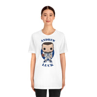 Andrew Luck Indianapolis Colts, Soft Cotton Bella and Canvas Short Sleeve Tee shirt