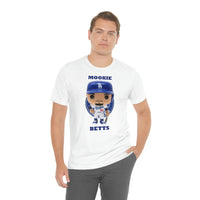 Mookie Betts L.A/Brooklyn Dodgers, Soft Cotton Bella and Canvas Short Sleeve Tee shirt