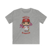 Bryce Harper Washington Nationals Kids Gildan Softstyle Tee Shirt