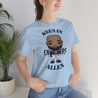 Keenan Allen L.A Chargers, Soft Cotton Bella and Canvas Short Sleeve Tee shirt