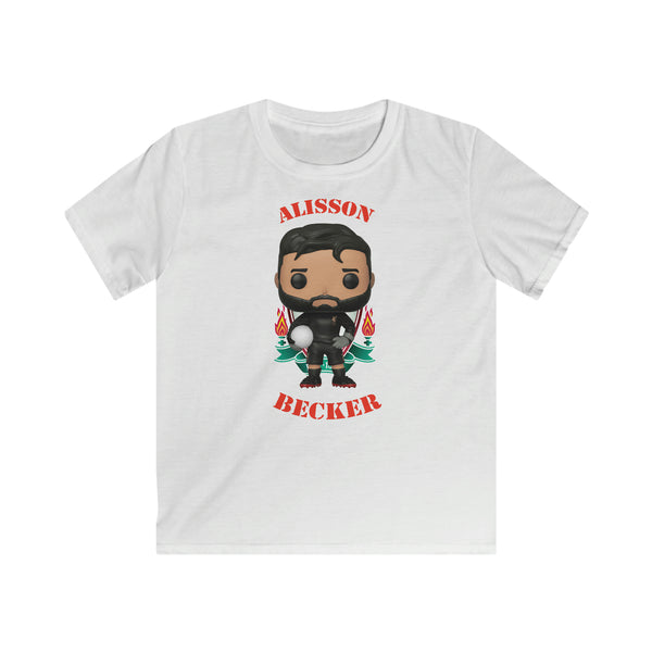 Alisson Becker Liverpool, Kids Gildan Softstyle Tee Shirt